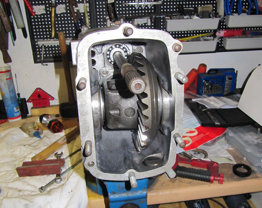 Wartburg 311 Reparaturanleitung Getriebe 15 Einbau Differential und